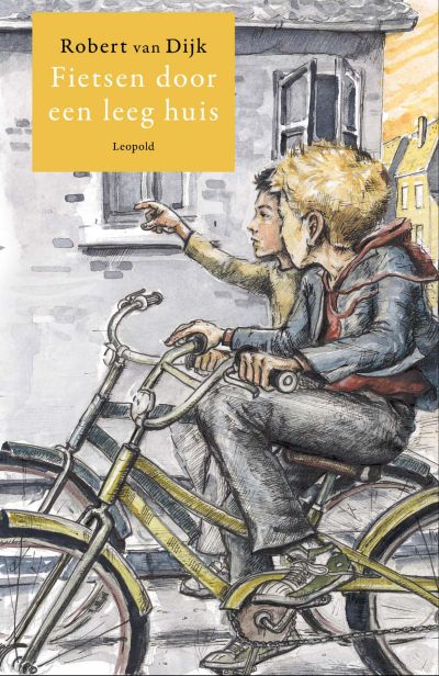 Book cover spring 2024 ( Fietsen door een leeg huis) written by Robert van Dijk